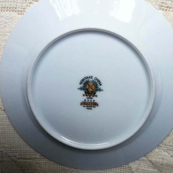 Noritake-Allston Vintage Fine China 6 Plate Set - Picture 3 of 5